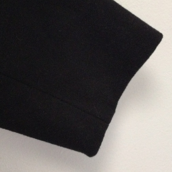 Guess Los Angeles Large Black Pea Coat w Belt - Picture 7 of 12